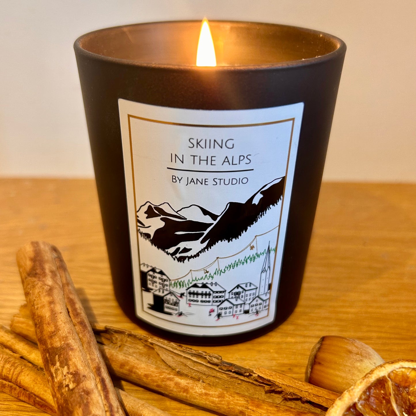 SKIING IN THE ALPS  — Soy Candle