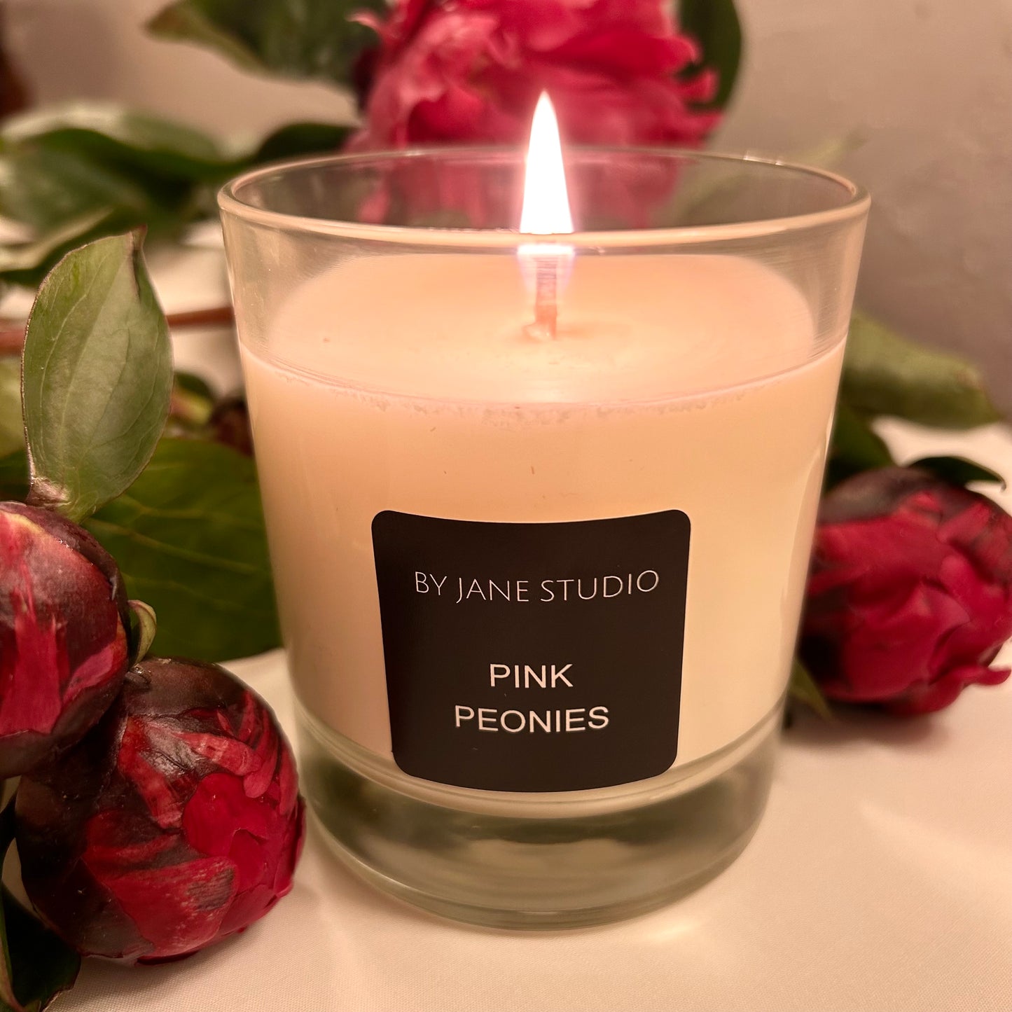 PINK PEONIES  — Soy Candle